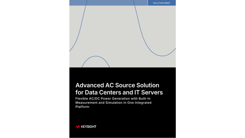 Advanced AC Source Solution for Data Centers and IT Servers